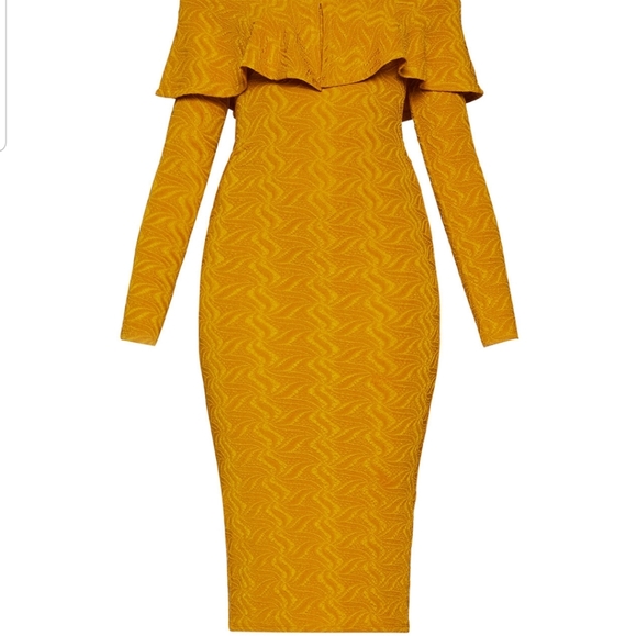 BCBGENERATION Off-the-Shoulder Jacquard Dress - Picture 8 of 14